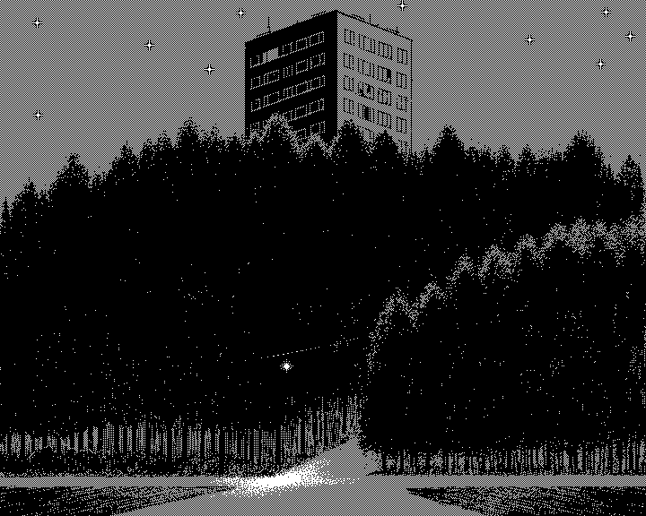 dithered lightpost flickering